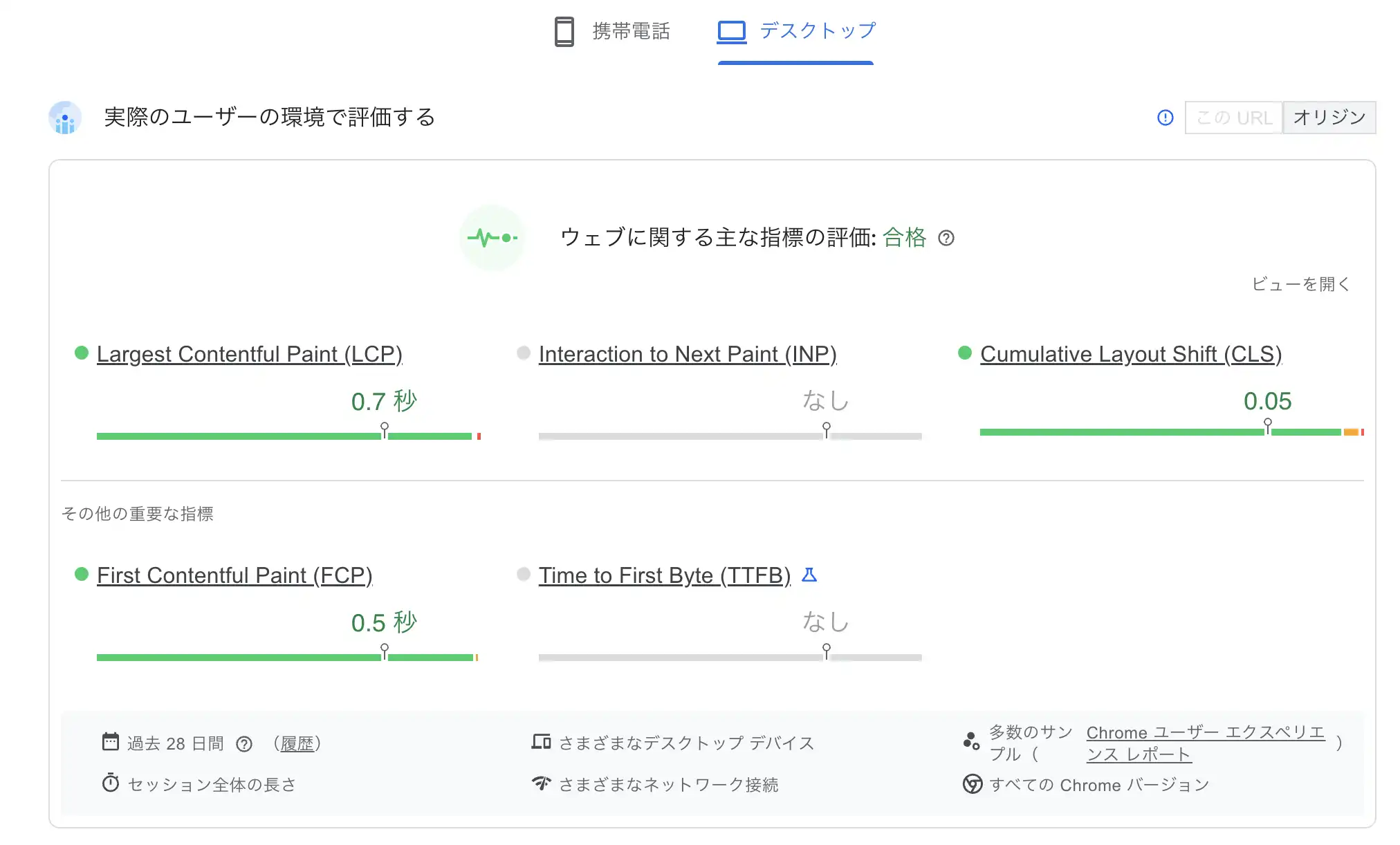 フィールドデータ